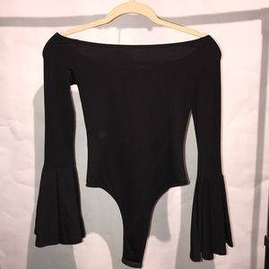 Off the shoulder body suit